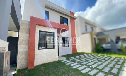 Reserva Lumiere - Casa de 4/4 com 2 suítes no Sim próximo a Noíde Cerqueira
