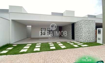 Casa 3/4 com suíte no Trend Residence com Espaço Gourmet