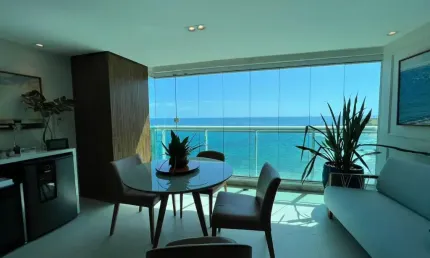 Apartamento de luxo com vista para o mar no costa españa – 1 suíte, 88m² e 2 vagas
