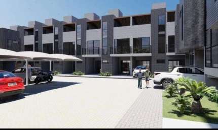 Casa duplex à venda em Nova Parnamirim (Parnamirim/RN) | Condomínio Valle Real II | 3/4 sendo 1 suíte - 120m²