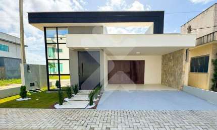 Casa à venda em Parque das Nações (Parnamirim/RN) | Ecoville 1 | 3 quartos sendo 1 suíte, 120m²