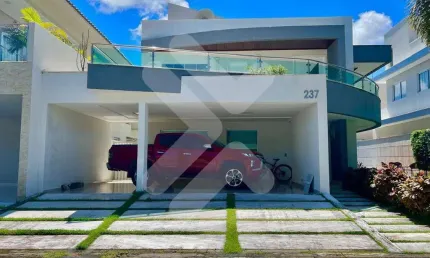 Casa mobiliada à locação em Parque do Jiqui (Parnamirim/RN) | Bosque dos Poetas | 5 suítes, 315m²
