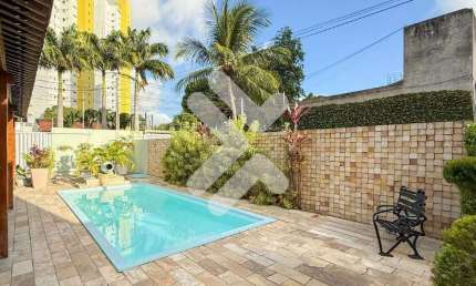 Casa à venda em Capim Macio (Natal/RN) | 4 quartos sendo 1 suíte e piscina - 275m²