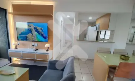 Apartamento mobiliado à venda em Ponta Negra (Natal/RN) | Residencial Therramare | 2/4 sendo 1 suíte - 51m²