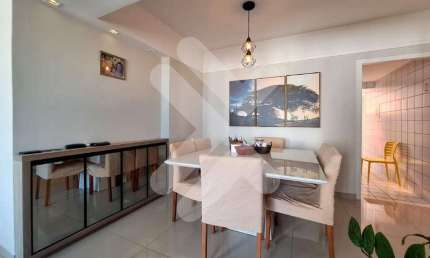 Apartamento mobiliado à venda em Capim Macio (Natal/RN) | Residencial Ilhas Gregas | 3/4 sendo 2 suítes - 132 m²