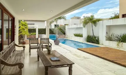 Casa à locação em parque do jiqui (parnamirim/rn) | condomínio bosque dos poetas | 4 suítes - 400 m²