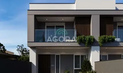 Sobrado em construção com 152,61m² privativos, localizado no bairro Igara.