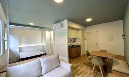 Loft mobiliado e decorado com 38m² privativos no bairro Marechal Rondon