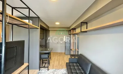 Loft mobiliado e decorado com 38m² privativos no bairro Marechal Rondon