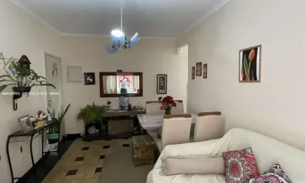 Apartamento para venda em santos, macuco, 2 dormitórios, 1 banheiro, 2 vagas