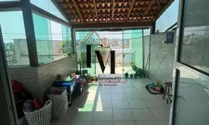 Cobertura duplex para venda em santo andré, jardim las vegas, 2 dormitórios, 1 banheiro, 1 vaga