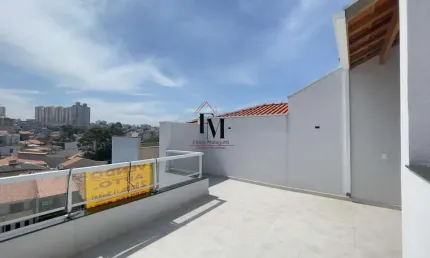 Cobertura duplex para venda em santo andré, vila scarpelli, 2 dormitórios, 1 suíte, 3 banheiros, 1 vaga