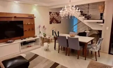 Triplex para venda em santo andré, santa maria, 3 dormitórios, 3 suítes, 4 banheiros, 3 vagas
