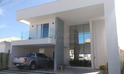 Blue garden ecoville - casa alto 250m2  padrão 3 quartos duas suítes