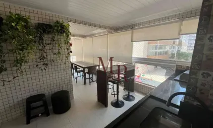 Apartamento com 3 suítes no boqueirão - praia grande