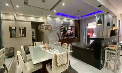 Apartamento à venda, 84 m² por R$ 690.000,00 - Boqueirão - Praia Grande/SP
