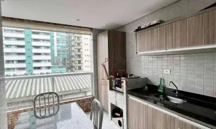 Apartamento à venda, 86 m² por R$ 560.000,00 - Canto do Forte - Praia Grande/SP
