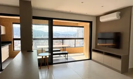 Apartamento à venda no bairro marapé - santos| pronto para morar