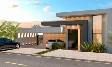 Linda casa linear projetada pela arquiteta Magda Carmo!!