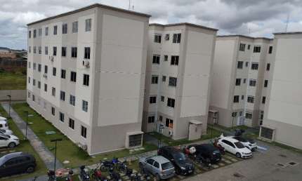 Apartamento novo de 50m2 com 2 quartos e uma vaga em Cajazeiras