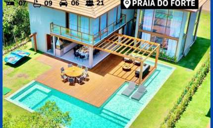 Casa - Em condomínio, para Temporada em Mata de São João/BA
