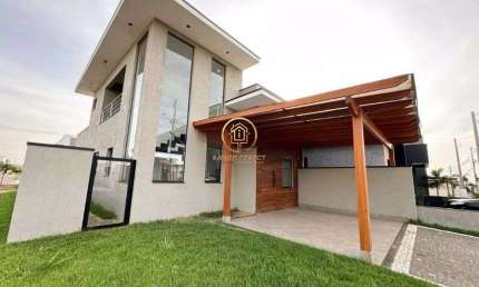 Casa Sobrado à Venda com 3 dormitórios- Condomínio Terras da Estância – Paulínia