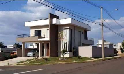 Casa em condomínio à venda de 203m², 4 suítes no Residencial Terras do Cancionei