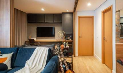 Apartamento Mobiliado a venda, 62m², 1 dormitório, sol manhã - Jardim Guanabara
