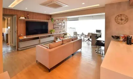 Apartamento a venda, 87m² - 2 suítes, lavabo e 2 vagas - Jardim Guanabara