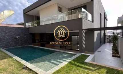 Casa á venda com 344 m², 4 suítes e piscina no Swiss Park Biel em Campinas/SP.