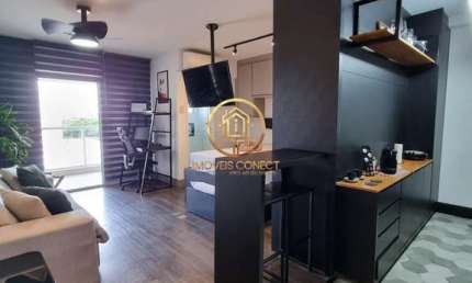 Apartamento studio a venda, 41m² com 1 vaga coberta, bairro Bosque - Campinas