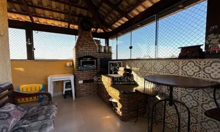 Cobertura com 3 dormitórios à venda, 123 m² por R$ 620.000,00 - Jardim Brasília - Betim/MG