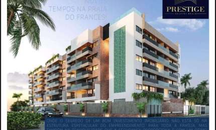 Praia do Francês - Apartamentos quarto e sala, 2 e 3 quartos