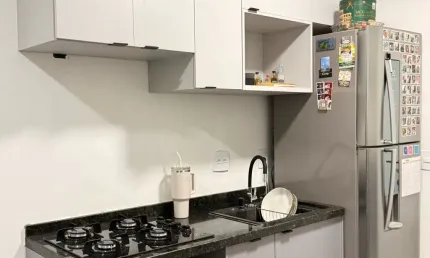 Apartamento semi mobiliado com 1 dormitório à venda, 29 m² por R$  - Parque Vitória - São Paulo/SP