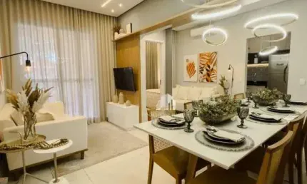 Apartamento na planta com 2 quartos, 50 a 55 m²- Cariobinha - Americana - SP
