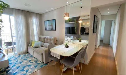 Apartamento com 2 dormitórios à venda, 50 m² por R$ 307.000 - Cariobinha - Americana/SP