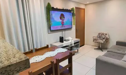 Apartamento com 2 dormitórios à venda, 44 m² por R$ 215.000 - Jardim Terramérica II - Americana/SP