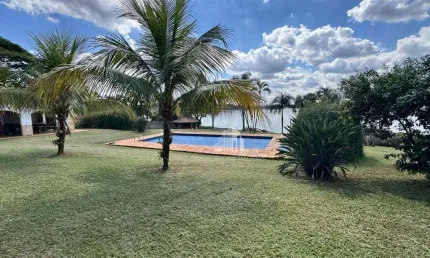 Chácara com 3 quartos fundo para represa à venda, 61800 m² por r$ 1.950.000 - fazendinha - americana/sp