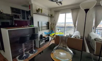 Apartamento com 2 dormitórios à venda, 54 m² por R$ 425.000,00 - Utinga - Santo André/SP