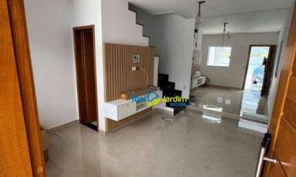 Sobrado com 2 dormitórios à venda, 90 m² por R$ 520.000,00 - Jardim das Maravilhas - Santo André/SP