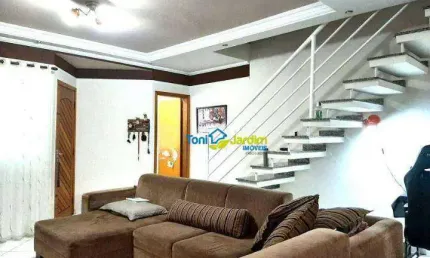 Sobrado com 3 dormitórios à venda, 140 m² por R$ 779.000,00 - Jardim Utinga - Santo André/SP