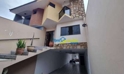 Sobrado com 4 dormitórios à venda, 258 m² por R$ 795.000,00 - Vila Curuçá - Santo André/SP