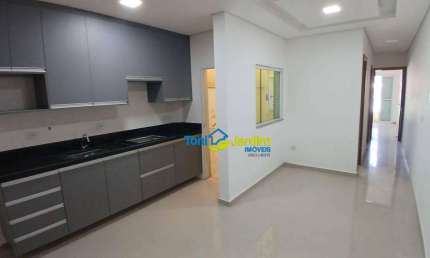 Apartamento com 2 dormitórios para alugar, 55 m² por R$ 2.316,94/mês - Vila Camilópolis - Santo André/SP