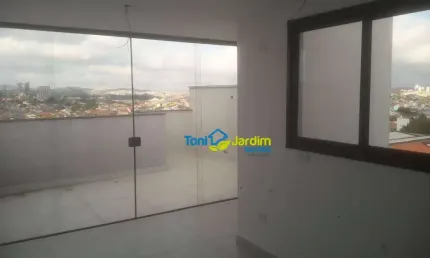 Cobertura à venda, 78 m² por r$ 480.000,00 - parque erasmo assunção - santo andré/sp