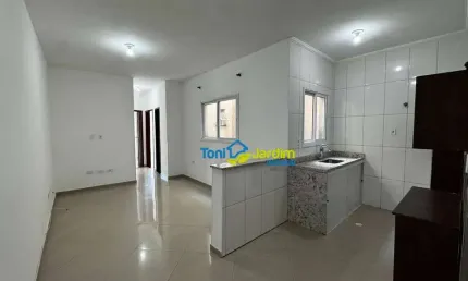 Cobertura com 2 dormitórios para alugar, 100 m² por R$ 2.317,50/mês - Vila Camilópolis - Santo André/SP