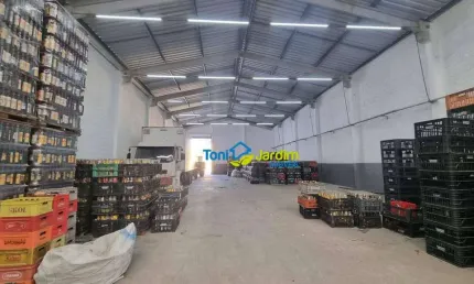 Galpão para alugar, 700 m² por r$ 23.583,33/mês - vila lucinda - santo andré/sp