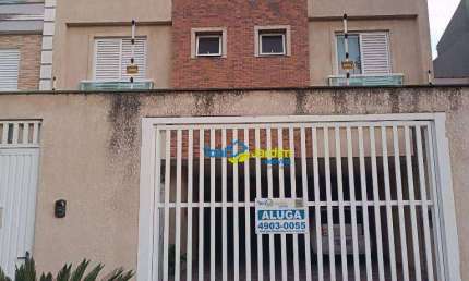 Cobertura com 2 dormitórios para alugar, 96 m² por R$ 1.816,67/mês - Jardim Stetel - Santo André/SP