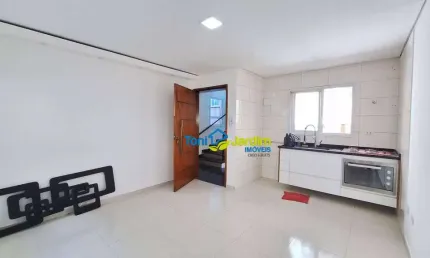 Apartamento com 2 dormitórios para alugar, 55 m² por R$ 1.926,00/mês - Jardim das Maravilhas - Santo André/SP