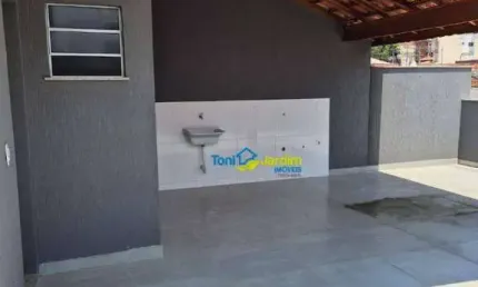 Cobertura com 2 dormitórios à venda, 100 m² por r$ 400.000,00 - parque oratório - santo andré/sp