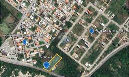 Terreno em Arrail do Cabo de 4000 m2 frente Rodovia ( RJ 102 ). Monte Alto - Arraial do Cabo